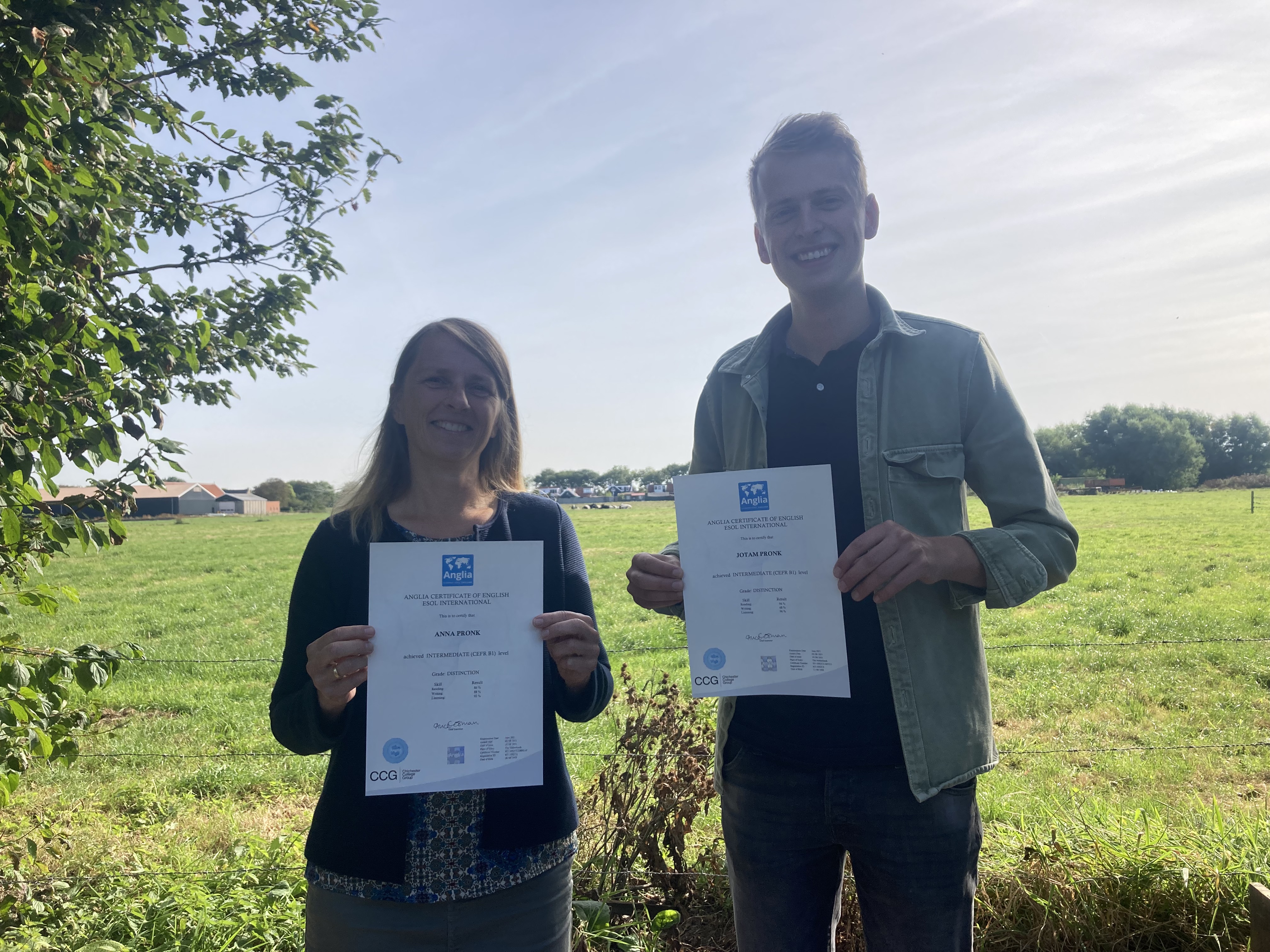 Well deserved certificates!