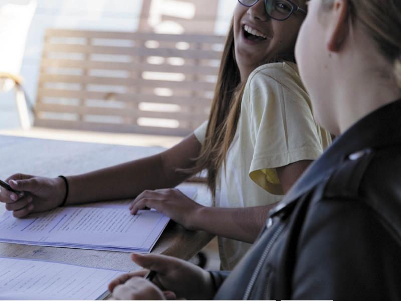Learning English while having a good time together!